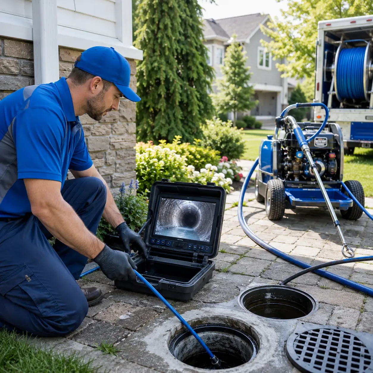 Outdoor drain cleaning professionals serving Port Clinton, PA