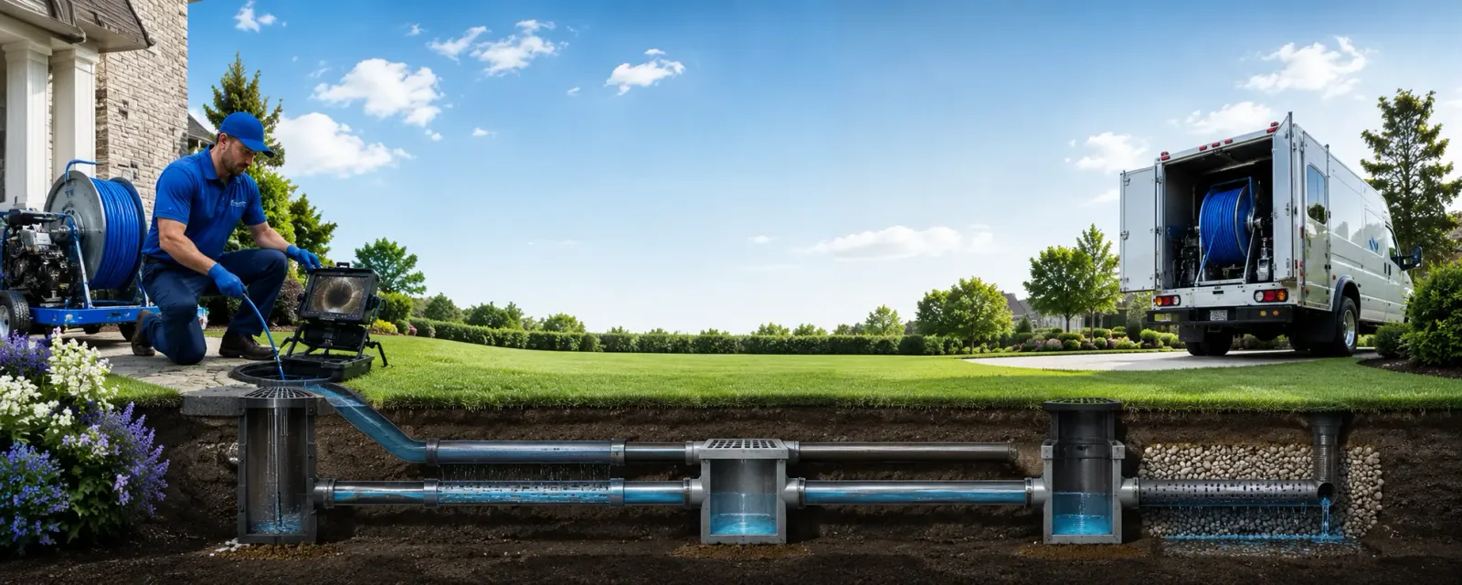 Outdoor drain cleaning information for Port Clinton, PA